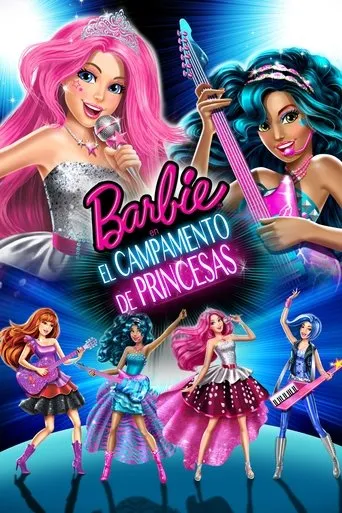 Póster de Barbie en El campamento de princesas (2015) con Ingrid Nilson como Sloane (voice)