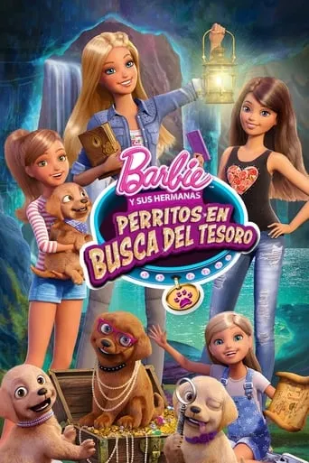 Póster de Barbie y sus hermanas: Perritos en busca del tesoro (2015) con Michael Daingerfield como Joe / GPS Voice (voice)