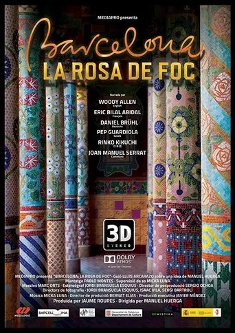 Póster de Barcelona, la rosa de foc