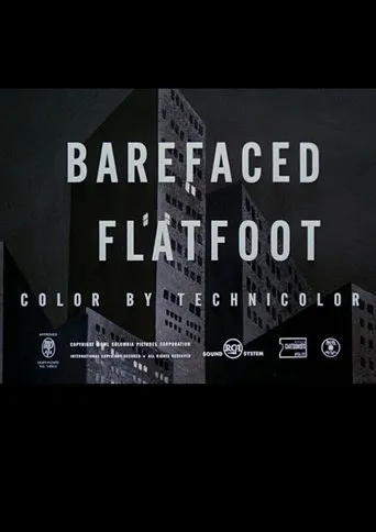 Póster de Barefaced Flatfoot