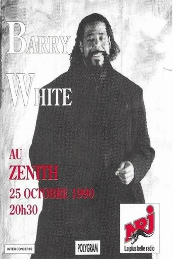 Póster de Barry White - Zenith de Paris