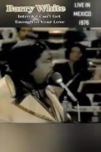 Póster de Barry White Mexico 1976
