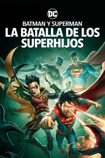 Póster de Batman y Superman: La Batalla de los Super hijos