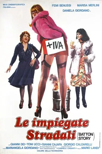Póster de Batton Story (1976) con Gianni Dei como Stefano