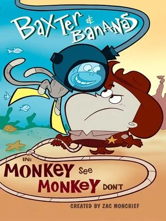 Póster de Baxter and Bananas in Monkey See Monkey Don't