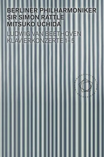 Póster de Beethoven: Piano Concertos 1-5 - Uchida, Rattle