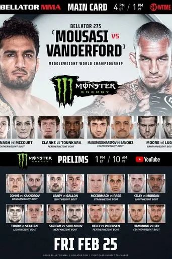 Póster de Bellator 275: Mousasi vs. Vanderford