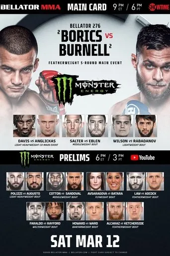 Póster de Bellator 276: Borics vs. Burnell