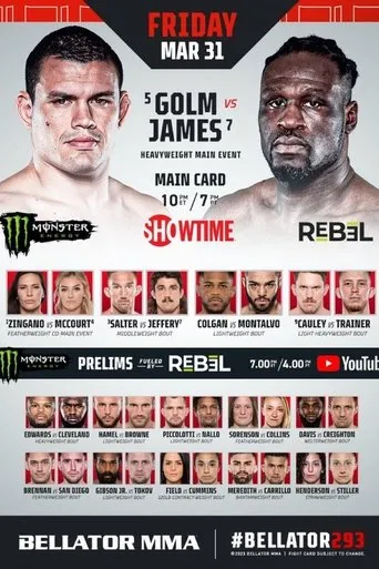 Póster de Bellator 293: Golm vs. James