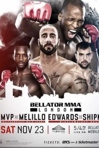 Póster de Bellator London - MVP vs Melillo