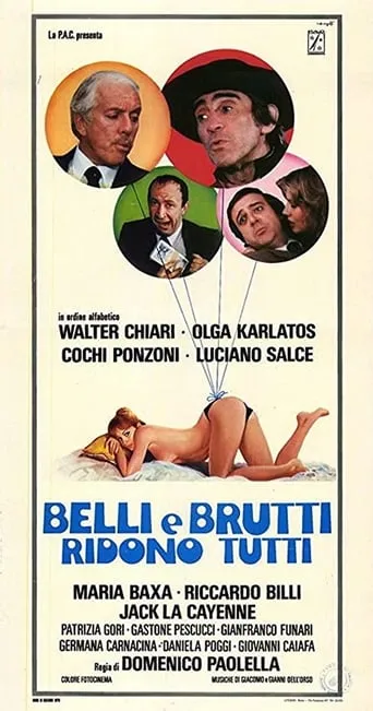 Póster de Belli e brutti ridono tutti