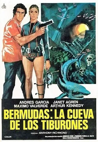 Póster de Bermudas: la cueva de los tiburones