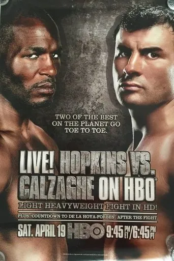 Póster de Bernard Hopkins vs. Joe Calzaghe