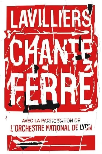 Póster de Bernard Lavilliers Chante Ferré.