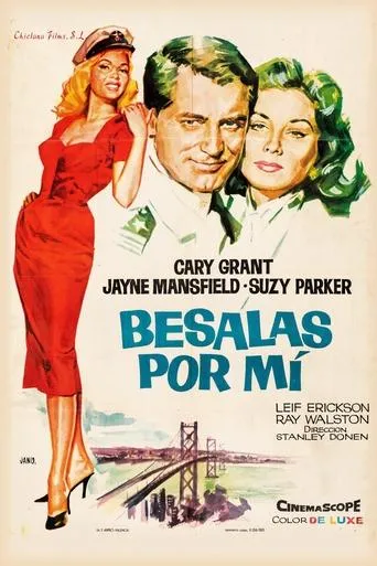 Póster de Bésalas por mí
