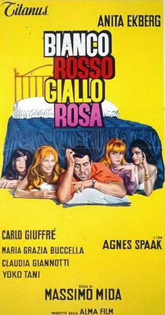 Póster de Bianco, rosso, giallo, rosa