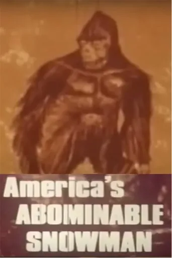 Póster de Bigfoot: America's Abominable Snowman