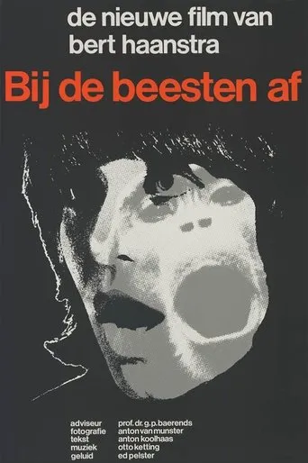 Póster de Bij de beesten af