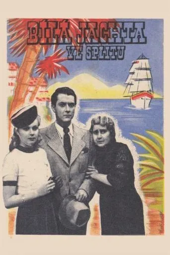 Póster de Bílá jachta ve Splitu