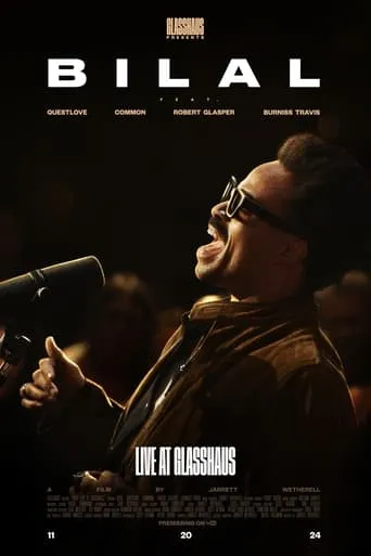 Póster de Bilal: Live at Glasshaus