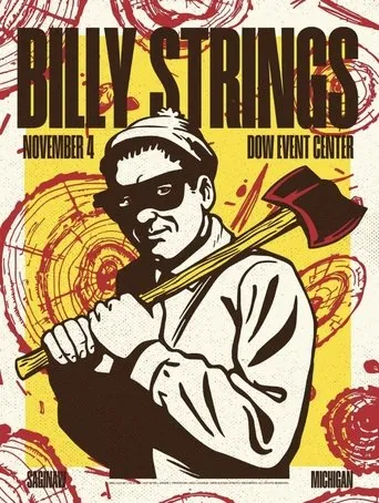 Póster de Billy Strings | 2022.11.04 — Dow Event Center - Saginaw, MI