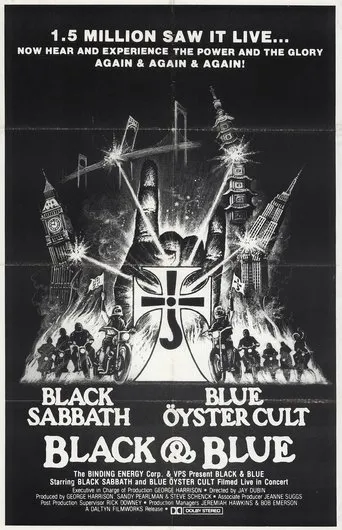 Póster de Black Sabbath & Blue Öyster Cult: Black and Blue