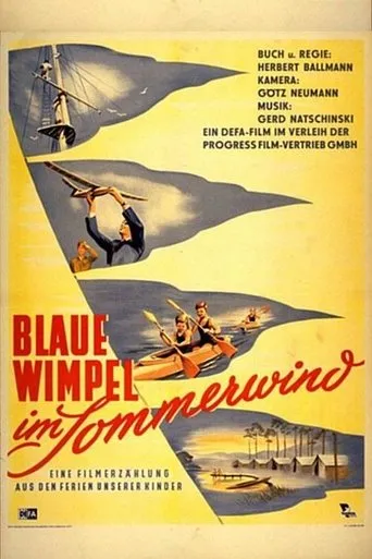 Póster de Blaue Wimpel im Sommerwind