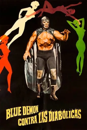 Póster de Blue Demon contra las diabólicas