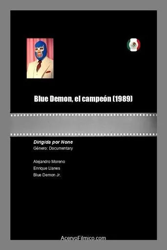 Póster de Blue Demon, el campeón