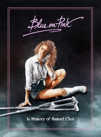 Póster de Blue on Pink