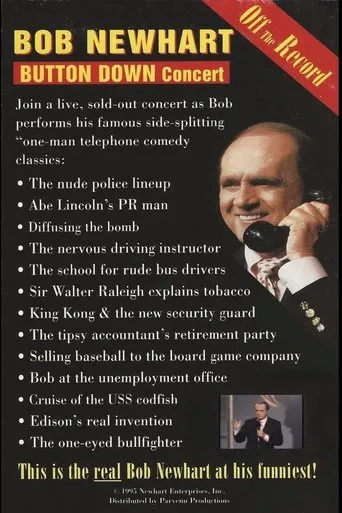 Póster de Bob Newhart: Button-Down Concert