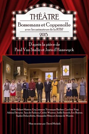 Póster de Bossemans et Coppenolle avec les animateurs de la RTBF