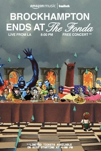 Póster de BROCKHAMPTON Ends At The Fonda