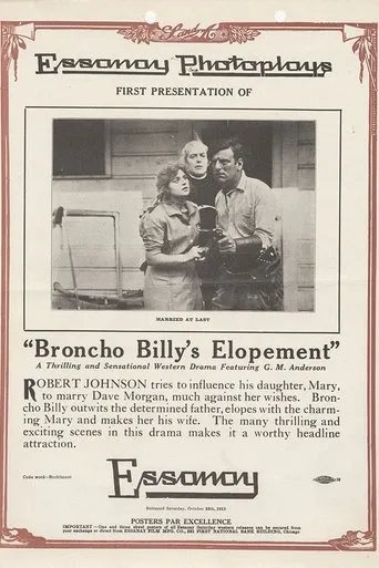 Póster de Broncho Billy's Elopement