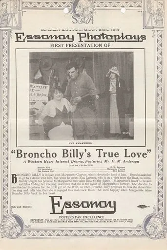 Póster de Broncho Billy's True Love