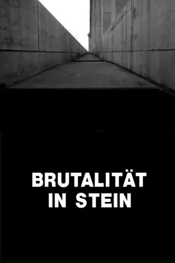 Póster de Brutalität in Stein