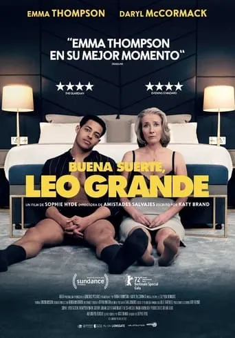 Póster de Buena suerte, Leo Grande (2022) con Daryl McCormack como Leo Grande