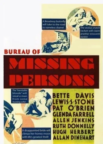 Póster de Bureau of Missing Persons