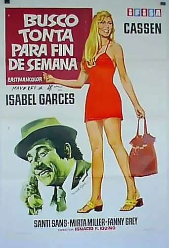 Póster de Busco tonta para fin de semana