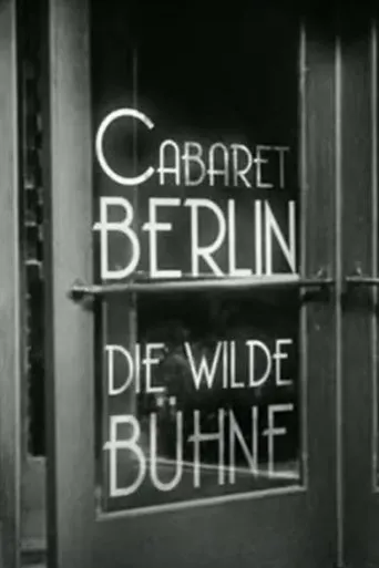 Póster de Cabaret-Berlin, la scène sauvage