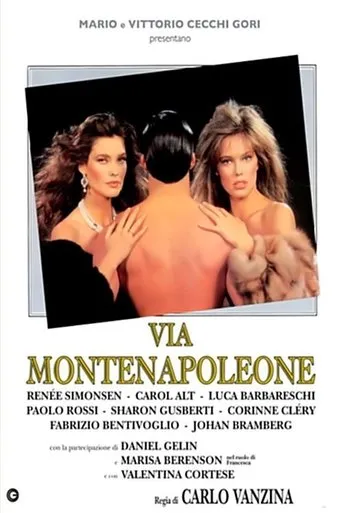 Póster de Calle Montenapoleone (1987) con Valéria Cavalli