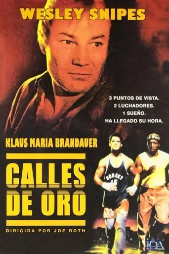 Póster de Calles de oro (1986) con Ángela Molina como Elena