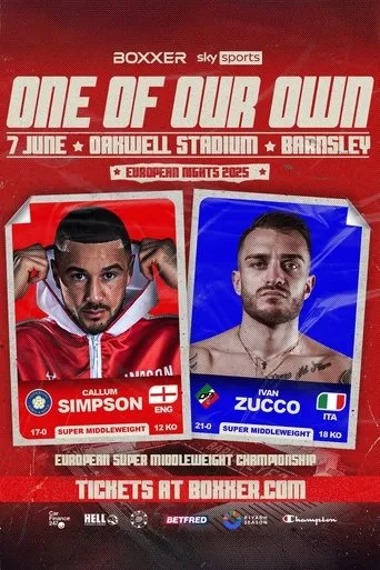 Póster de Callum Simpson vs. Ivan Zucco