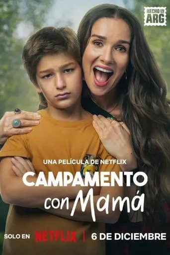 Póster de Campamento con mamá