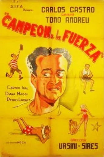 Póster de Campeón a la fuerza