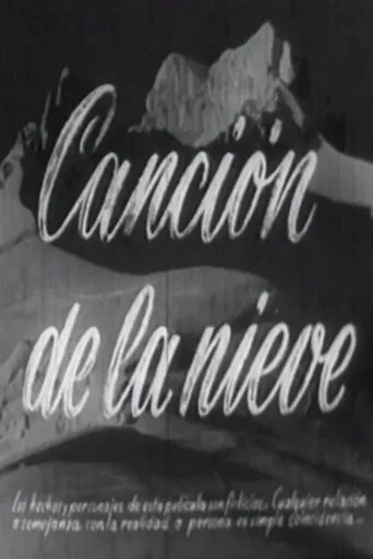 Póster de Canción de la nieve