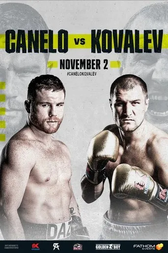 Póster de Canelo Alvarez vs. Sergey Kovalev