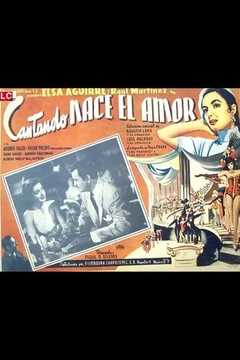 Póster de Cantando nace el amor