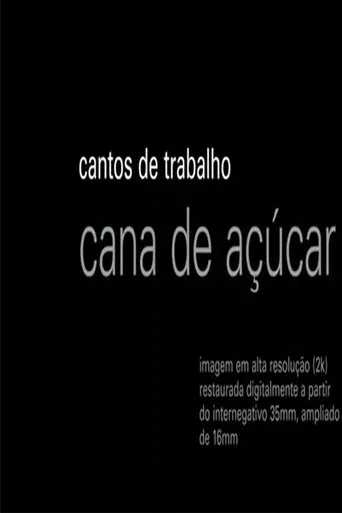 Póster de Cantos de Trabalho - Cana de Açúcar