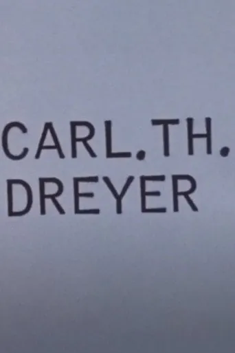 Póster de Carl Dreyer